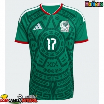 Camisa de Futebol México Orbelin Pineda #17 Equipamento Principal Mundo 2026 Manga Curta